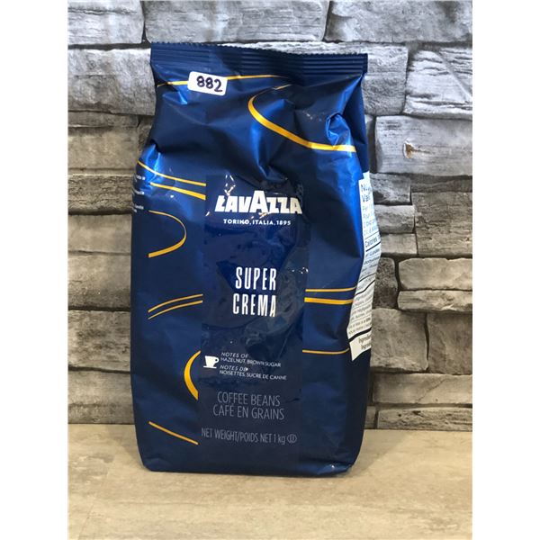 LAVAZZA Coffee Beans - Super Crema - 1kg - BB: 30/11/2026 - Brand New
