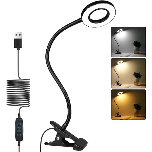 LED Desk Lamp - Black - Brand New