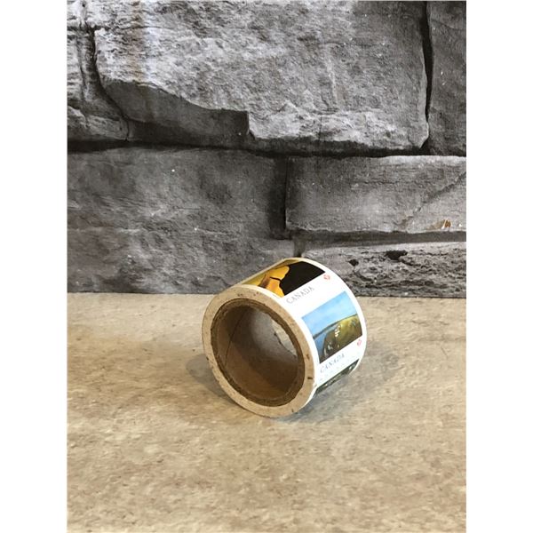 Roll of Canada Post Permanent Domestic Rate Stamps - 100 Stamps Per Roll - "From Far and Wide 2020" 