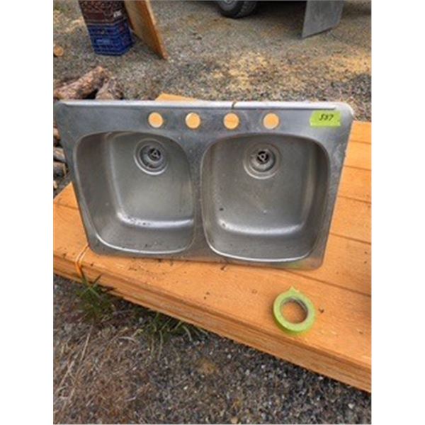 double kitchen sink