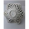 Image 5 : Porcelain Decorative Fruit Weave Basket - 8" x 6" x 9"