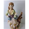 Image 2 : Capodimonte Italian Renaissance Style Lady Figurine - Made in Italy - 17" x 9" x 8"