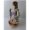 Image 4 : Capodimonte Italian Renaissance Style Lady Figurine - Made in Italy - 17" x 9" x 8"