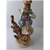 Image 5 : Capodimonte Italian Renaissance Style Lady Figurine - Made in Italy - 17" x 9" x 8"