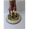Image 3 : Capodimonte Style Italian Renaissance Young Male Farmer Style Figurine  - 17" x 9" x 8"