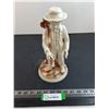Image 1 : Capodimonte Italian Porcelain "Travelling Boy" Table Ornament - 11" Tall