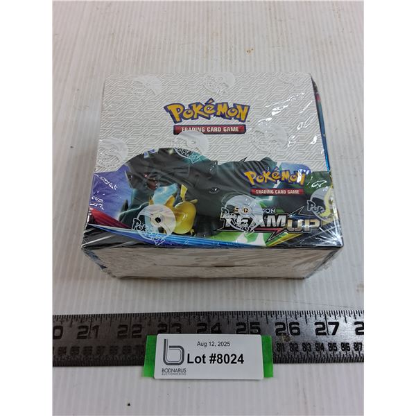 Sealed Carton of Pokemon "Sun & Moon Team Up" Collector Cards - Authenticity Not Guaranteed