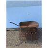 Image 1 : **Vintage Wheelbarrow & (5) Pieces of Scrap Metal- Grills, Misc. As Is-Cannot Ship