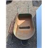Image 2 : **Vintage Wheelbarrow & (5) Pieces of Scrap Metal- Grills, Misc. As Is-Cannot Ship