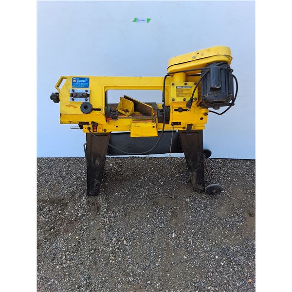 **Power Fist 4 1/2" Metal Cutting Bandsaw--As Is 3 Ft. x 3 Ft. x 1 1/3 Ft. Cannot Ship