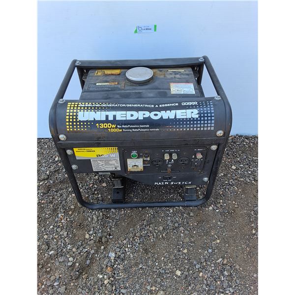 **United Power Gas Generator- As Is 18" x 14.5" x 16", Cannot Ship