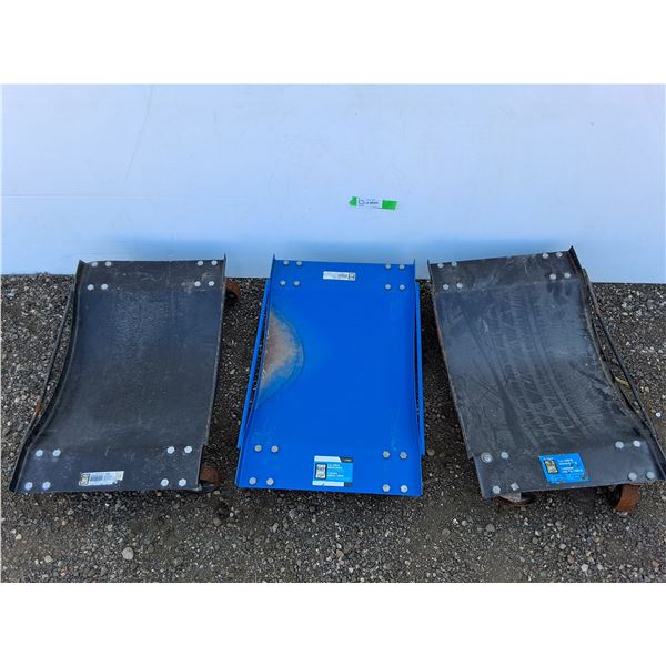 **(3) 1000 lb. Capacity Power Fist Vehicle Trollies  23" x 15", Cannot Ship