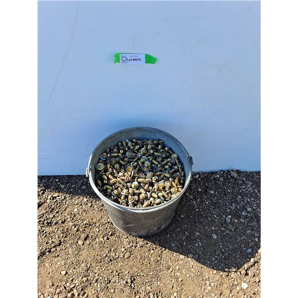 **Metal Pail 8" x 10" & 1.25" Screws with Washers, Cannot Ship