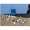 Image 1 : **Lot of Trowels & Metal Storage Box 14" x 18" 8.5", Cannot Ship