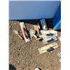 Image 4 : **Lot of Trowels & Metal Storage Box 14" x 18" 8.5", Cannot Ship
