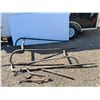 Image 1 : **Vintage Wooden Horse Wagon Shafts- As Is up to 100" Long & (2) Metal Hames, Cannot Ship