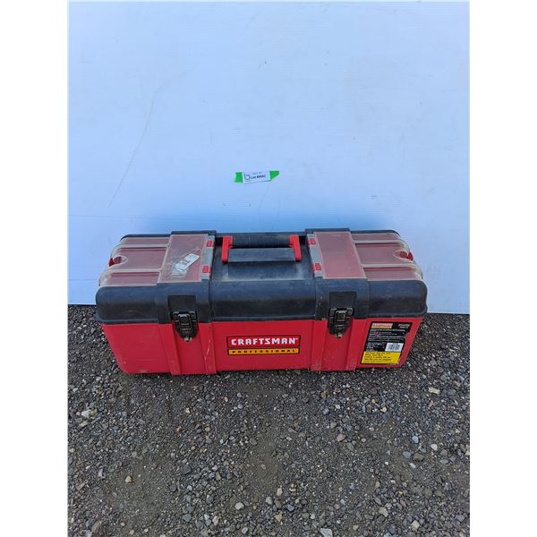 **Craftsman Professional Plastic Toolbox 25" x 9" x 9.5", Cannot Ship