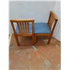 Image 3 : *(3) Wooden Cushioned Chairs 17.5" x 31.5" x 18", Cannot Ship