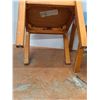 Image 4 : *(3) Wooden Cushioned Chairs 17.5" x 31.5" x 18", Cannot Ship