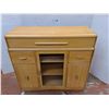 Image 1 : *Wooden Storage Cabinet 44.5" x 41" x 16" Missing Glass, Cannot Ship