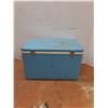 Image 6 : *Vintage Coleman Metal Cooler 22" x 13.5" x 13" & Metal Basket, Cannot Ship