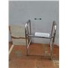 Image 1 : *Adjustable Rolls Invacare Walker with Basket  & Wood Piece 18" x 23", Cannot Ship