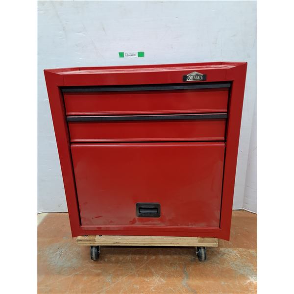 *Jobmate Metal Toolchest 26.5" x 14" x 28" Dolly Not Included, Cannot Ship