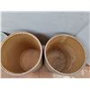 Image 2 : *(3) Fibreboard Barrels Up to 16.5" x 25.5" & Plastic Garbage Bin, Cannot Ship