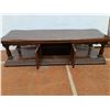 Image 2 : *Wooden Coffeetable 61" x 16.5" x 21", Cannot Ship