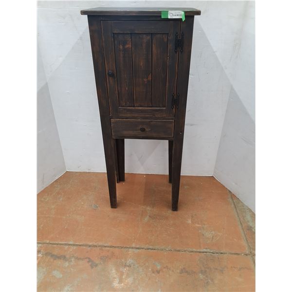 *Dark Brown Wood Cabinet - CANNOT SHIP- Measurements In Photo