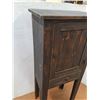 Image 4 : *Dark Brown Wood Cabinet - CANNOT SHIP- Measurements In Photo