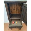 Image 5 : *Dark Brown Wood Cabinet - CANNOT SHIP- Measurements In Photo
