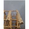 Image 4 : *Wooden Wine Bottle Holder- CANNOT SHIP- Needs Repairs