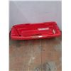 Image 1 : **HOME HARDWARE Red Utility Snow Sled- CANNOT SHIP