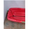 Image 4 : **HOME HARDWARE Red Utility Snow Sled- CANNOT SHIP
