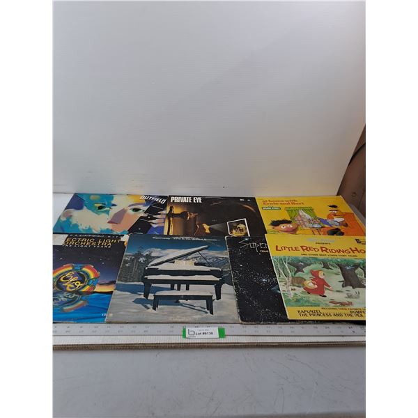 (7) Variety Of Vinyl Records-Supertramp, Sesame Street