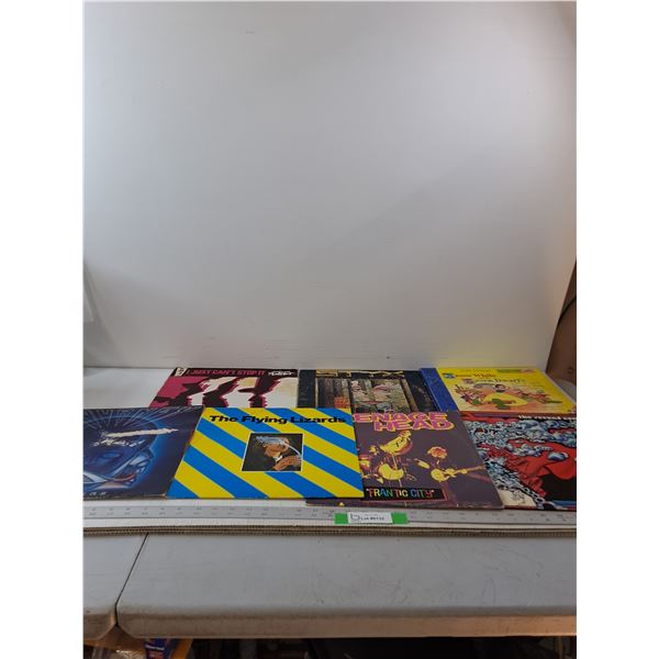 (7) Variety Of Vinyl Records-Styx, Journey, The Flying Lizards