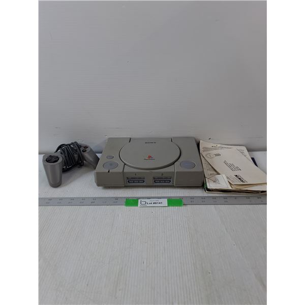 Sony Playstation & Controller- As Is