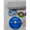 Image 3 : Nintendo Switch Case, (2) Nintendo GameCube Games & (3) Wii Games- Cannot Authenticate