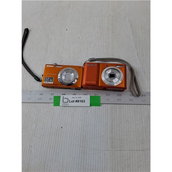 Nikon Coolpix Camera & Sony Cyber-Shot Camera- As Is