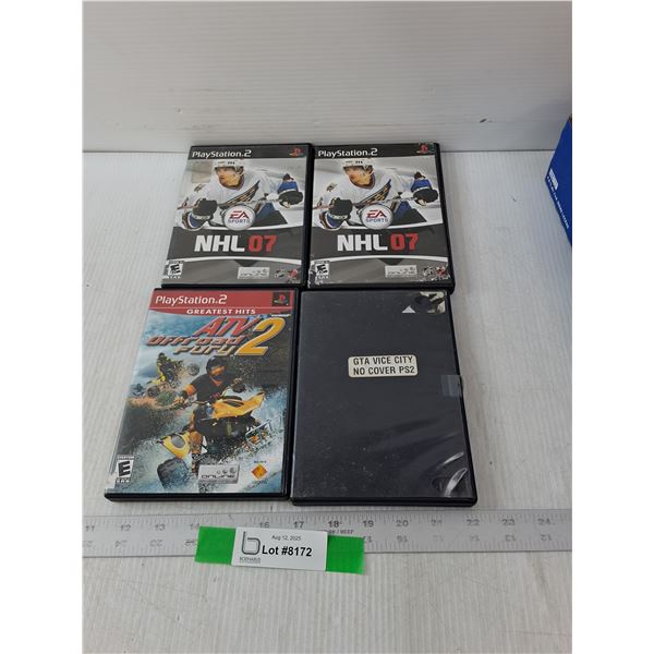 (4) Variety Of Playstation 2 Games