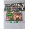 Image 1 : (4) Variety Of Xbox Games & (1) Empty Case