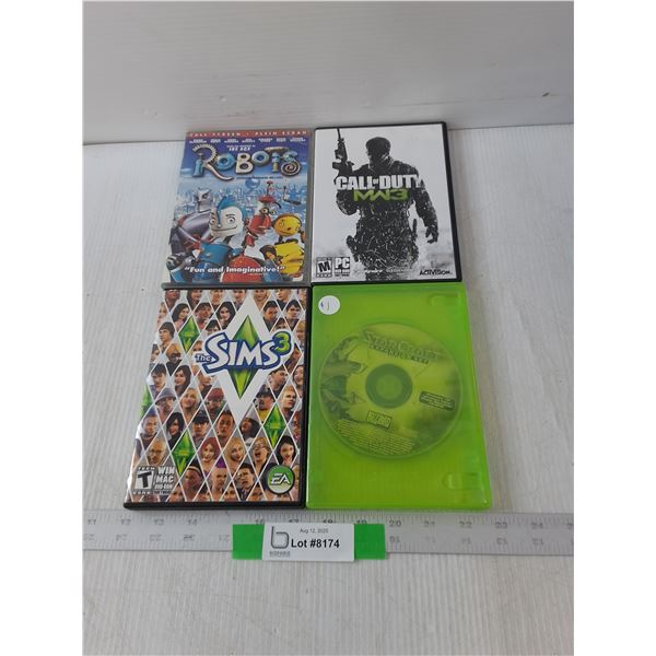 (2) PC Games & (2) DVDs