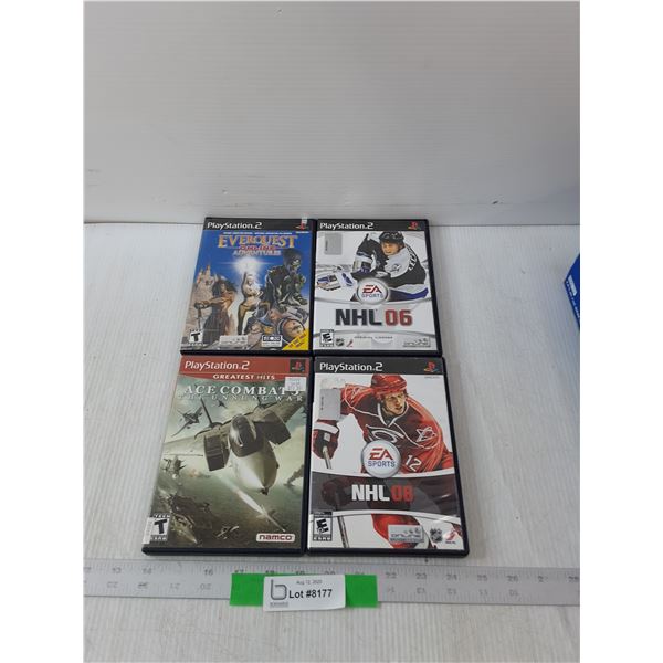 (4) Variety Of Playstation 2 Games