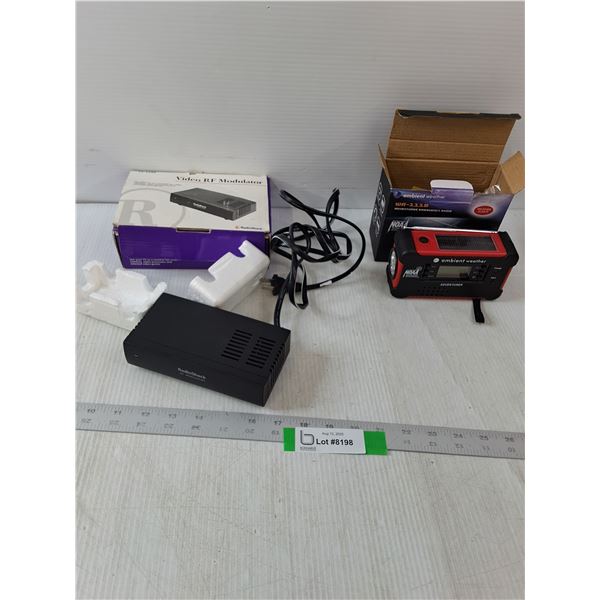 Video RF Modulator & Ambient Weather Emergency Radio