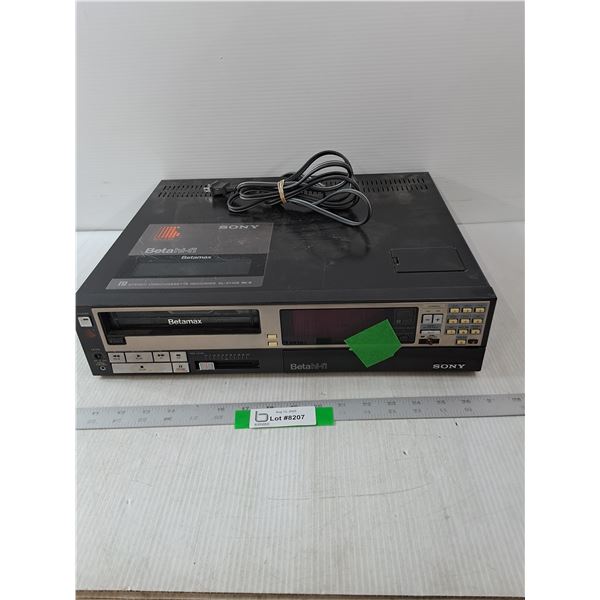 Sony Betamax - Powers On- 17" x 14" x 4"