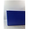 Image 2 : Blue Rubbermaid Plastic Storage Tote- 23.5" x 16" x 14"- Cannot Ship