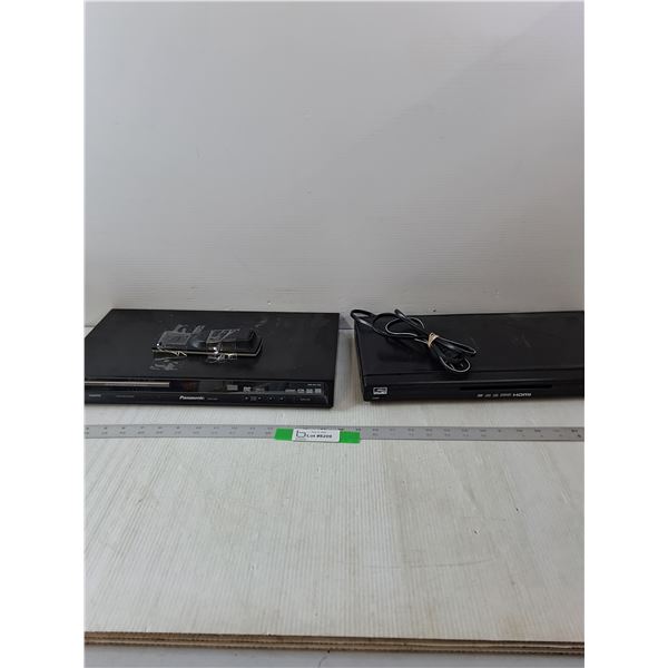 Panasonic DVD/CD Player & Fluid DVD Player- As Is