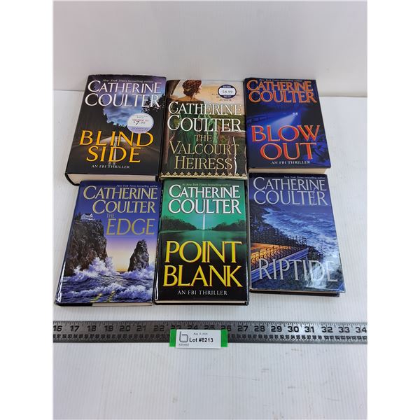 (6) Catherine Coulter Novels (The Edge, Point Blank, Blind Side)