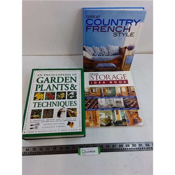 (3) Home/Garden Books